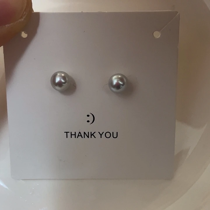 海水珍珠银S925镶嵌耳饰