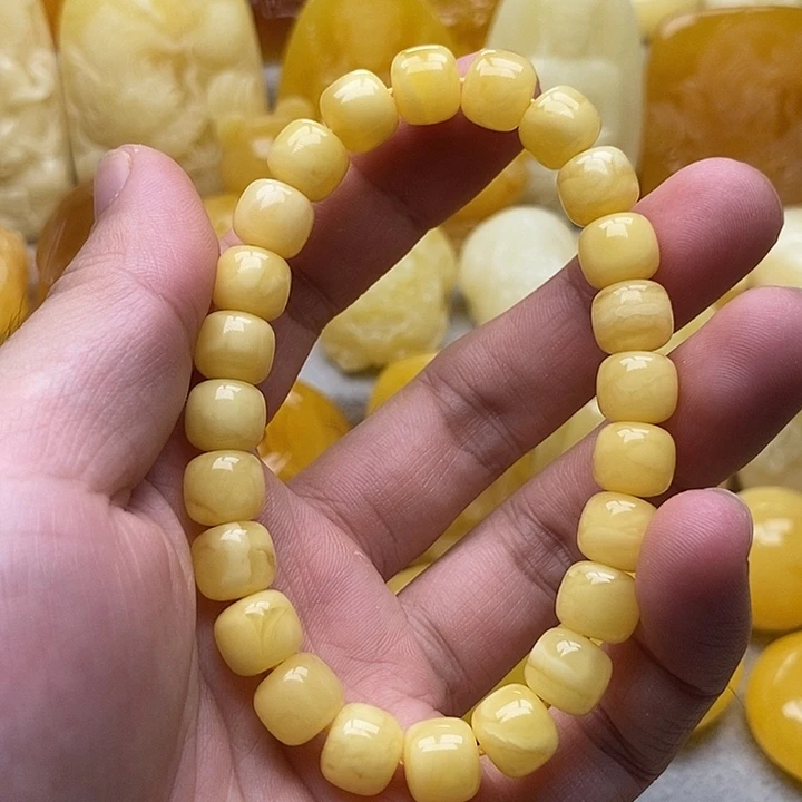 琥珀颈饰未镶嵌琥珀蜜蜡吊坠