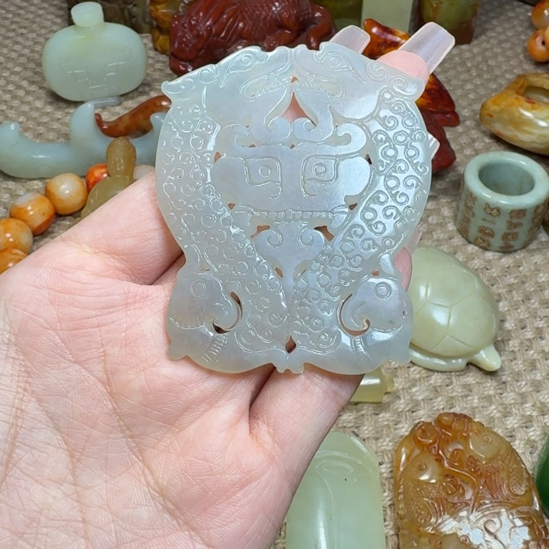 吊坠白玉菩提挂件