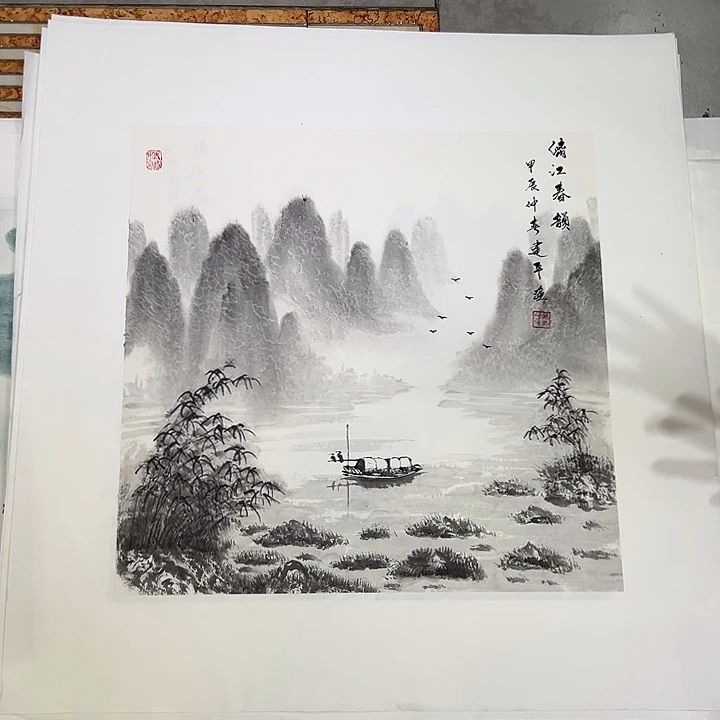国画精品手绘作品