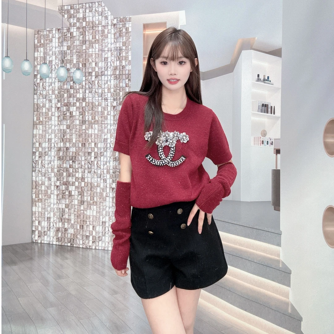 ins重工轻奢甜酷风格针织毛衣4244316978