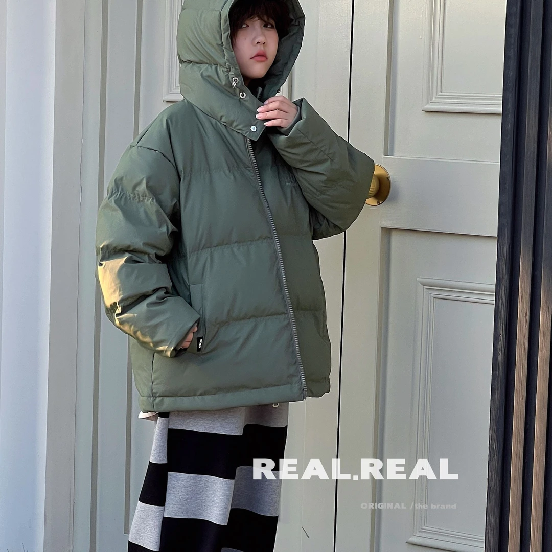 力2025【X】2月21日 男童女童时尚绿色连帽羽绒服8083-