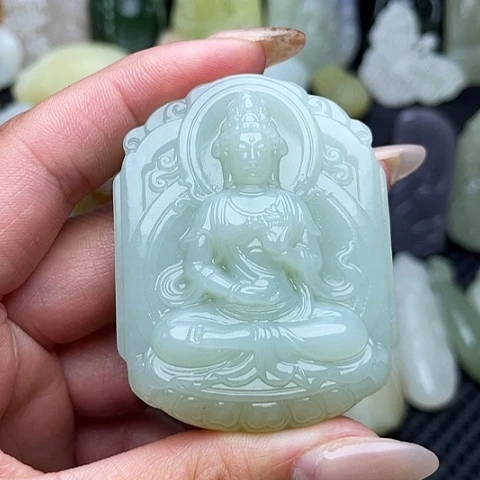和田玉未镶嵌颈饰湯****代