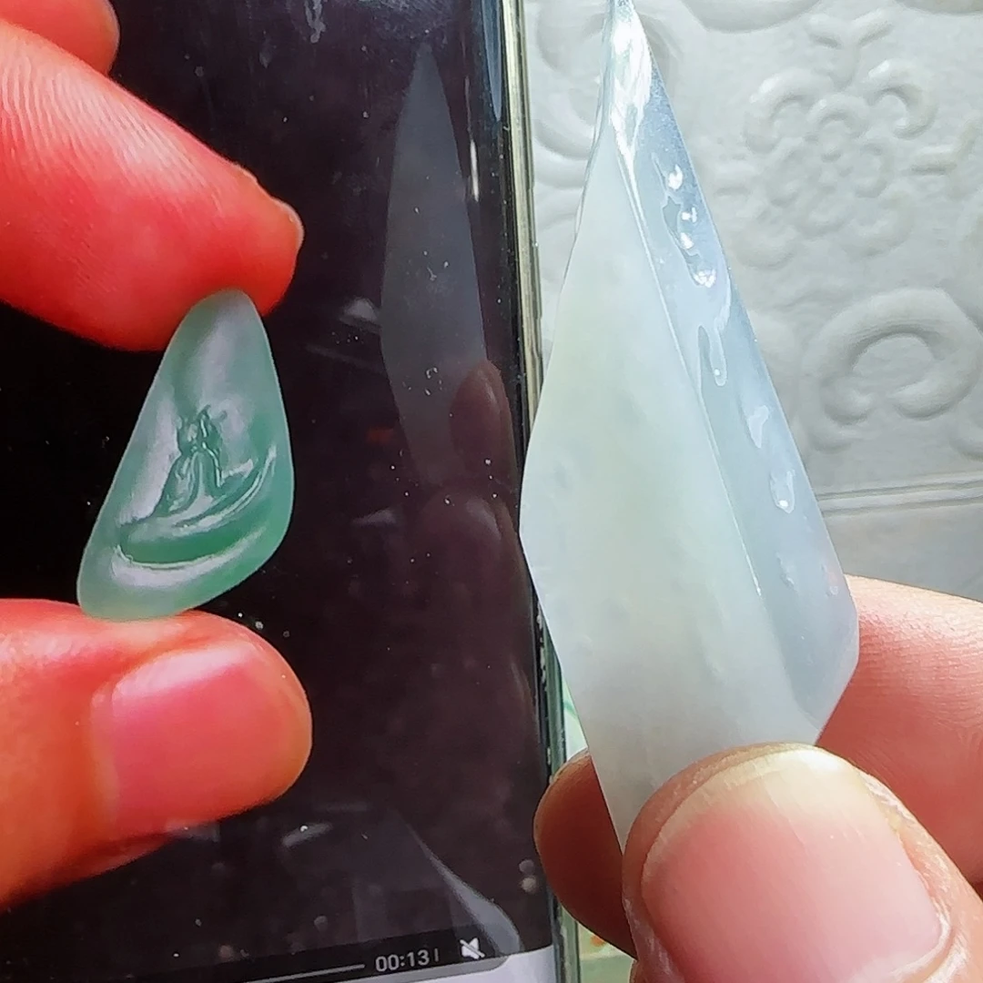 定制翡翠未镶嵌翡翠包工