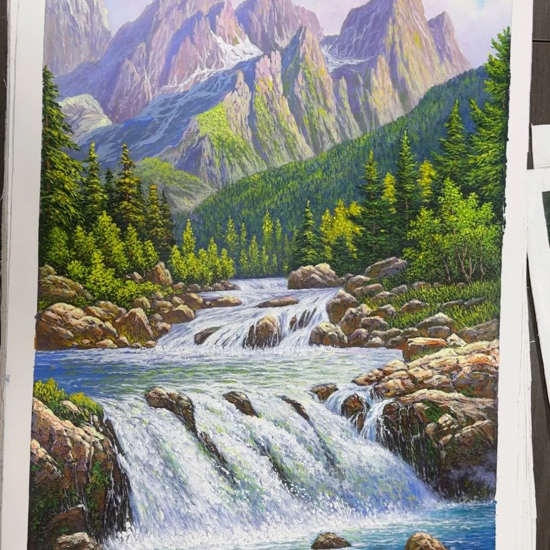 油画加油加油努力加油加油