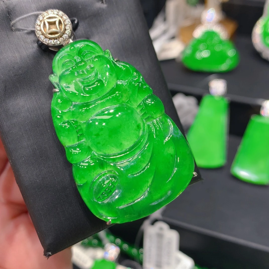 翡翠银S925镶嵌戒指