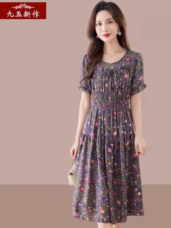 女士百搭连衣裙3020-2-A435