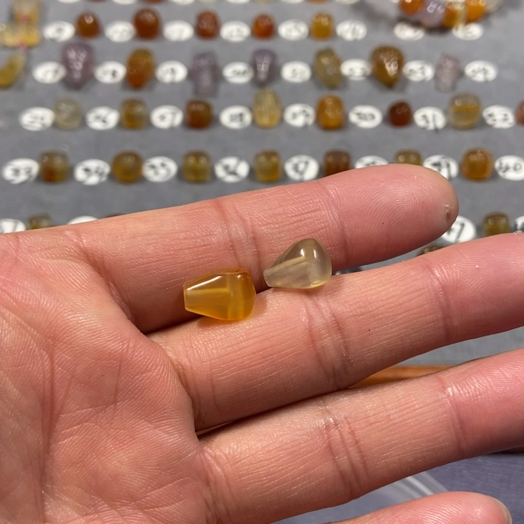 金***起玛瑙/玉髓合金颈饰三通