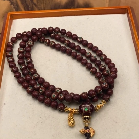 吊坠凤眼菩提玫*凤眼