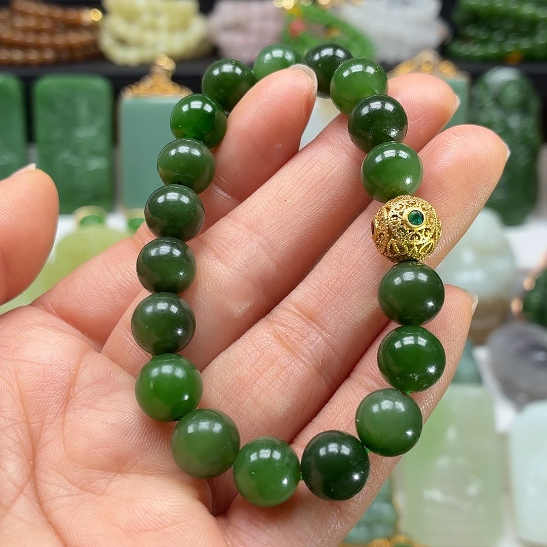 和田玉未镶嵌颈饰大漏