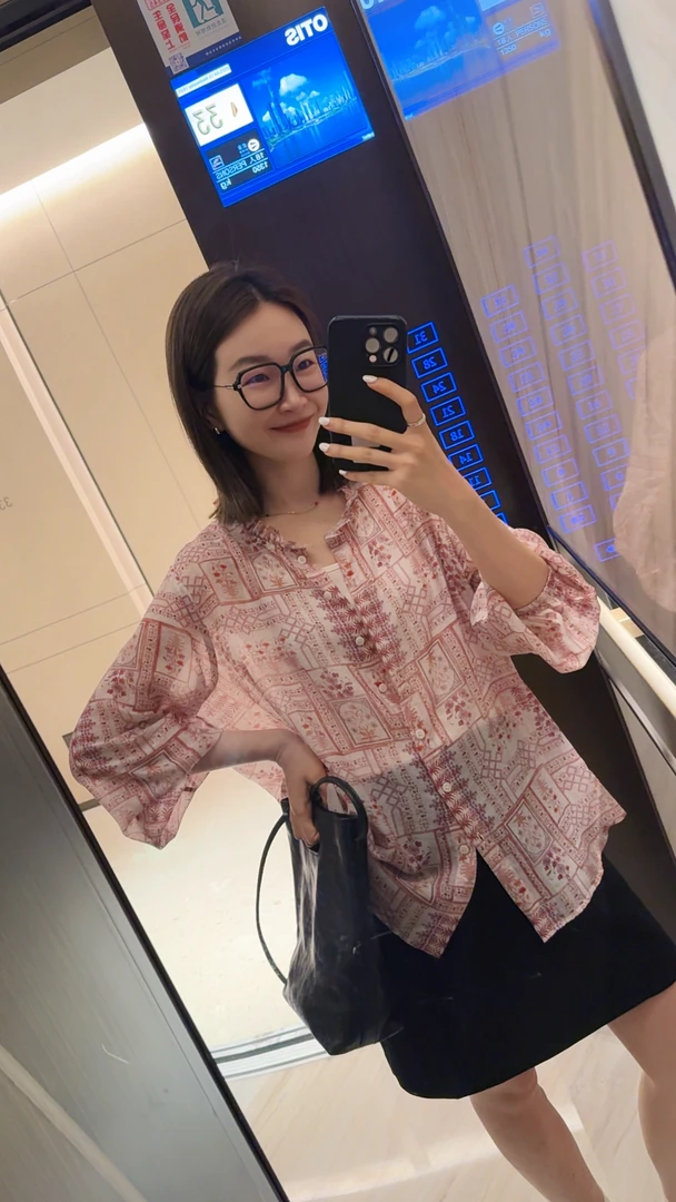 072 & RICE【马德里】莱赛尔+棉 夏季休闲长袖衬衫 24S011Z*