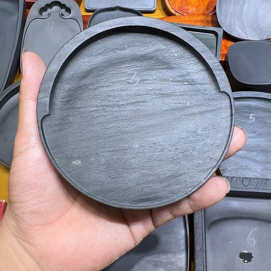 歙砚老坑龙尾砚眉纹