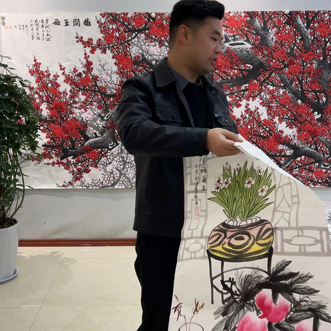 国画清风画院手绘国画