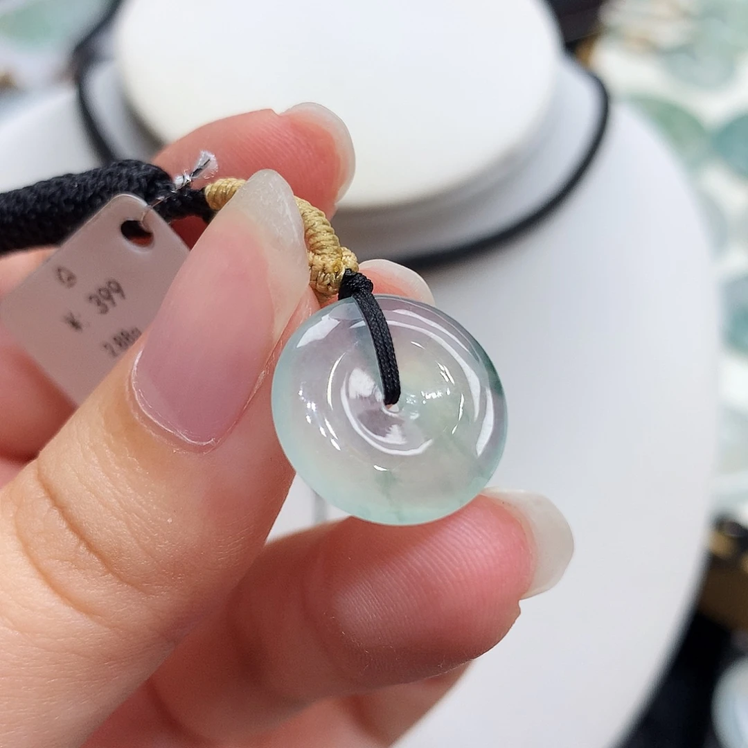 翡翠未镶嵌胸饰翡翠1，15.7/3.5