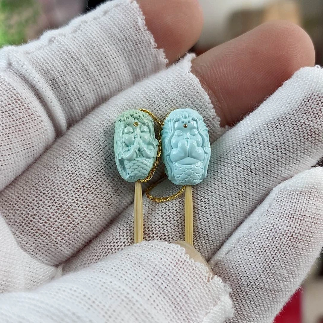 绿松石珠宝奇石未镶嵌