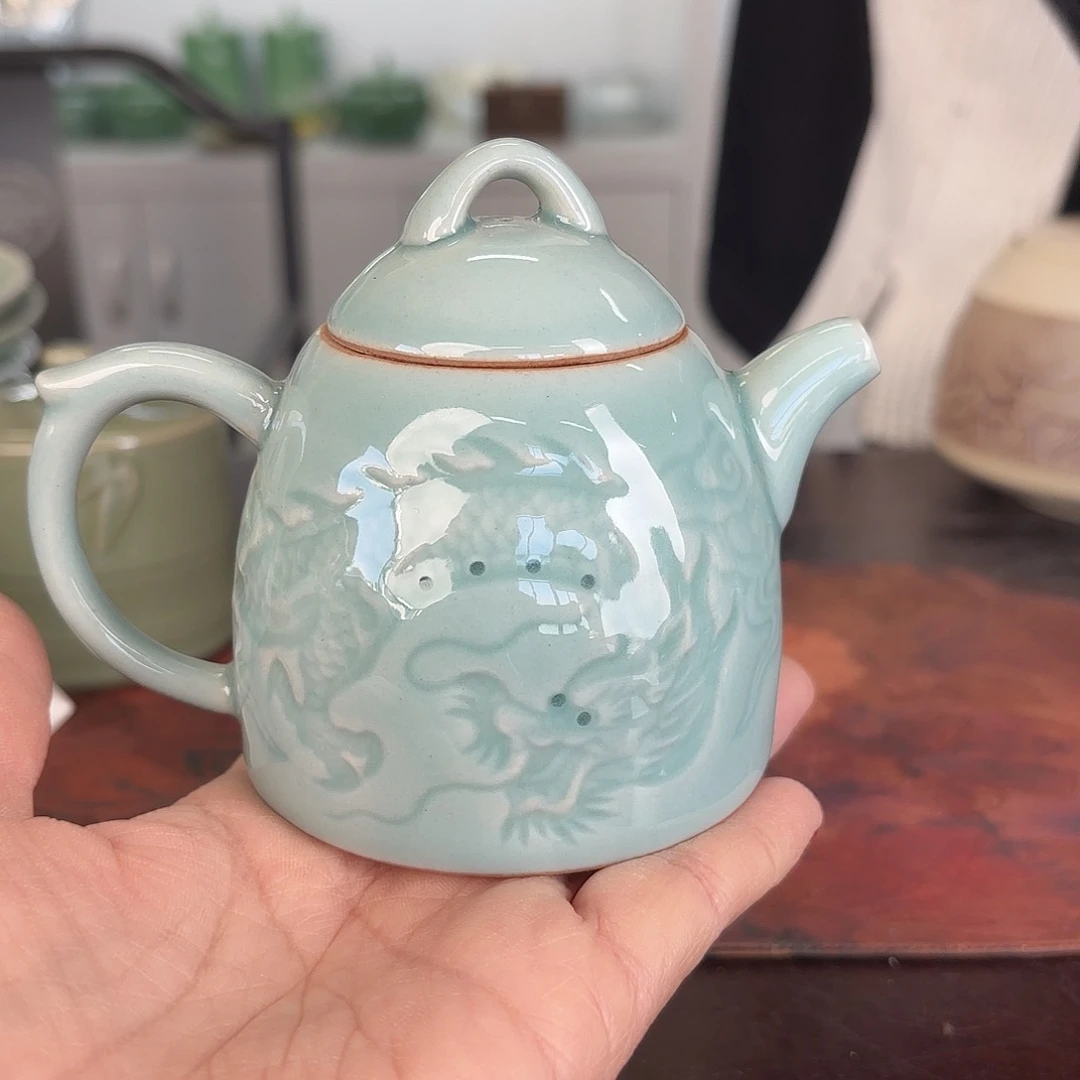 龙泉云间青瓷小米茶器