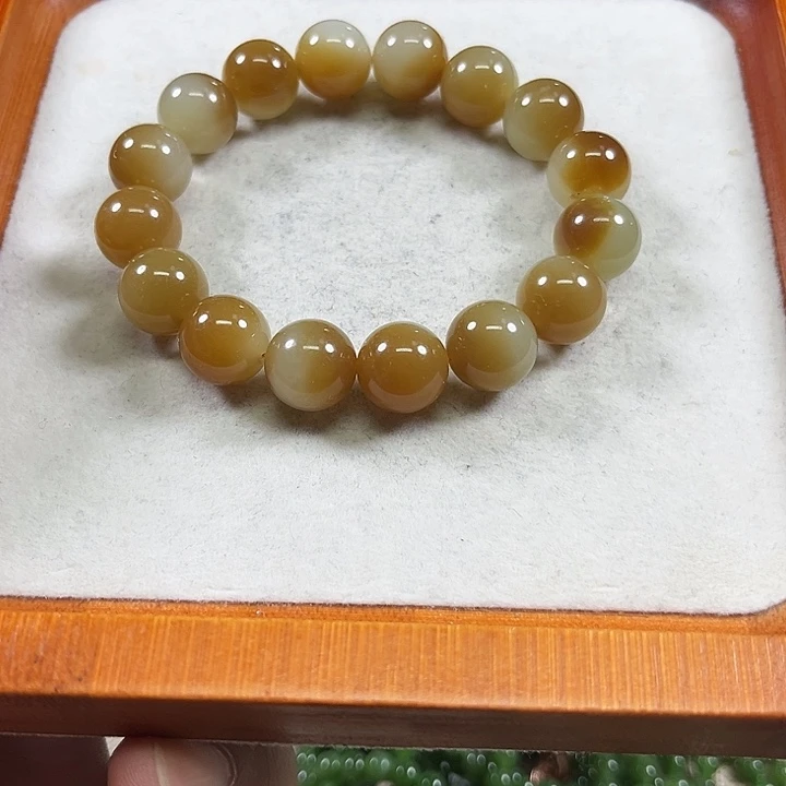 领***）和田玉未镶嵌手链