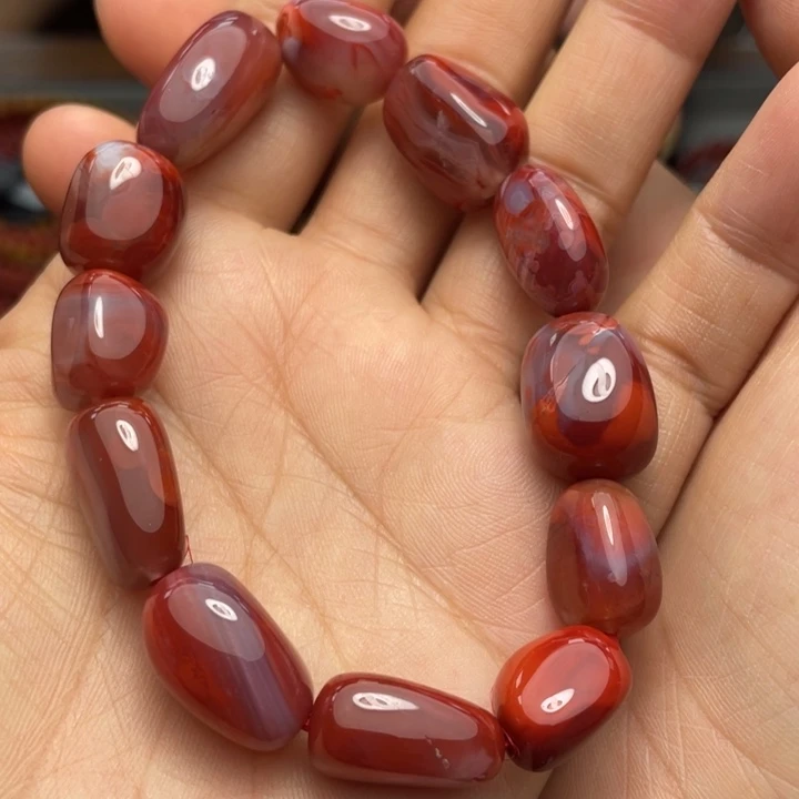 南红玛瑙手串8未镶嵌