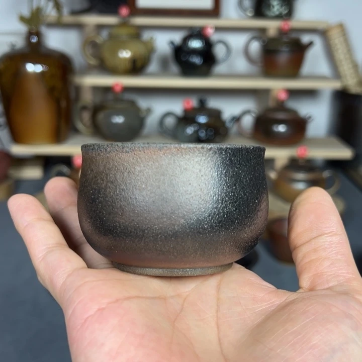 ✎***王建水紫陶紫泥柴烧杯体验杯不退货