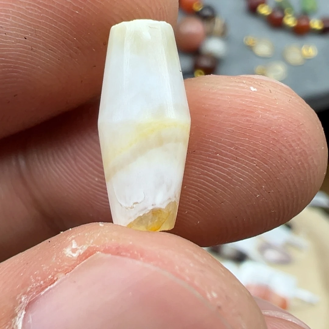 玛瑙/玉髓未镶嵌珠宝半成品x31  14.8×6.5巴克特里亚