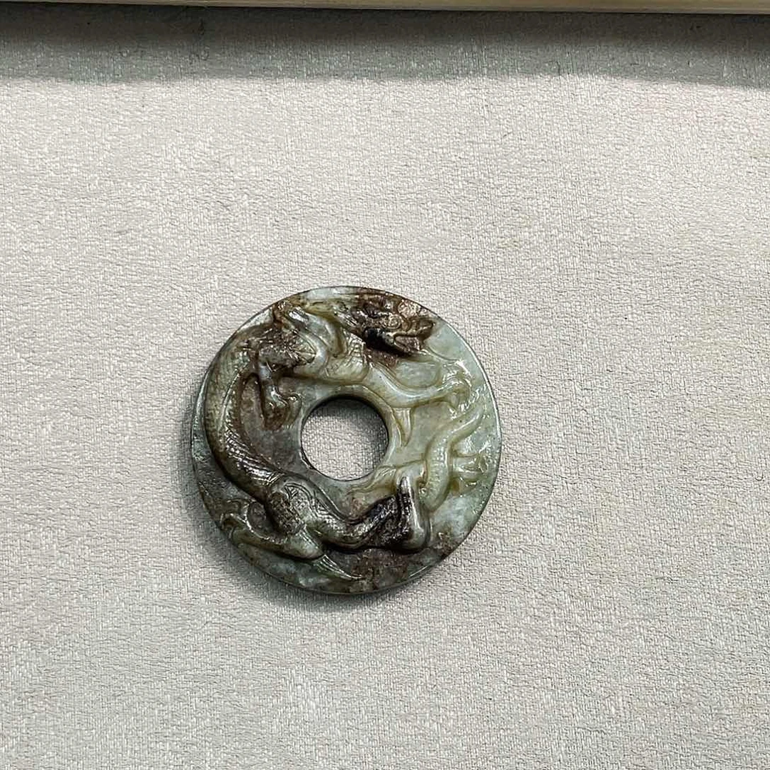 和田玉（糖玉）颈饰未镶嵌雲*揚