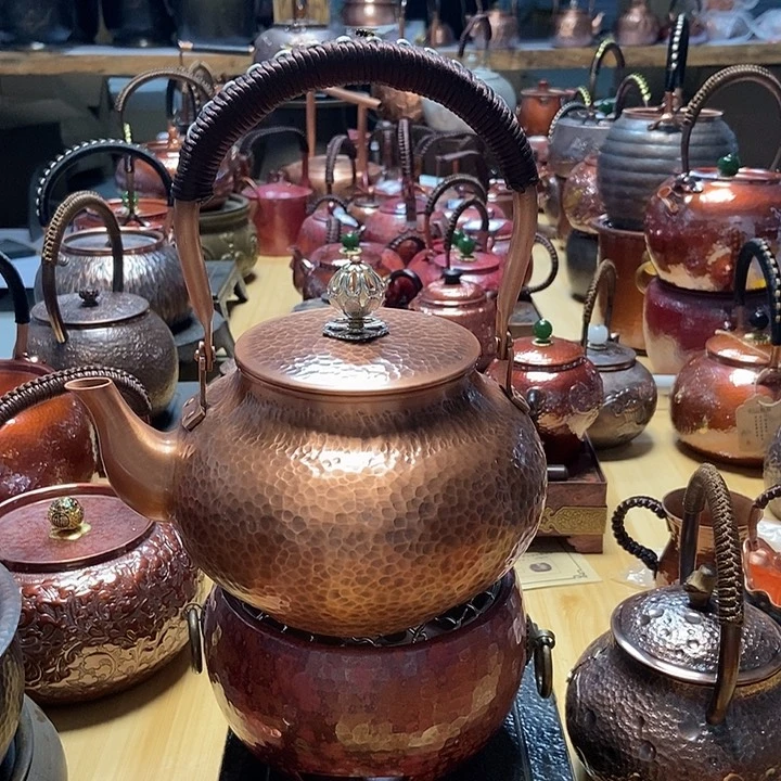 纯手工制作一铜壶制作