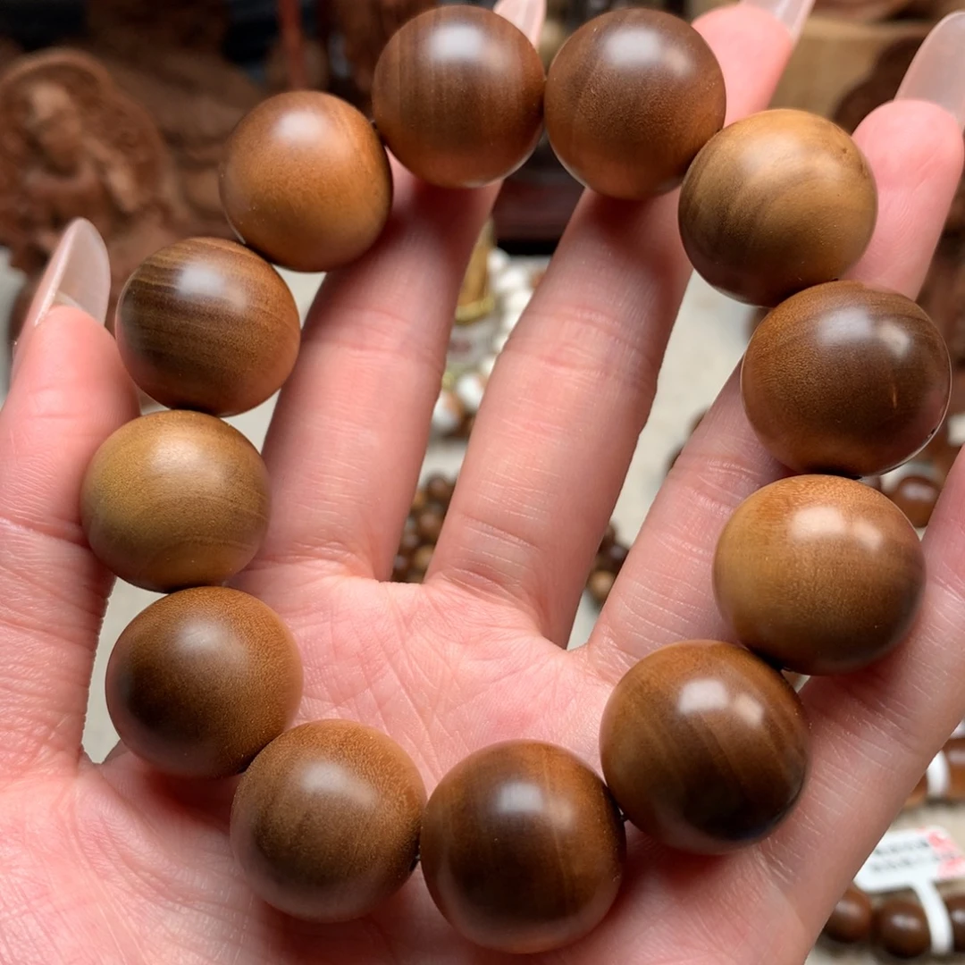 檀香木手串/手链老山檀香2.0奶香黑肉微瑕