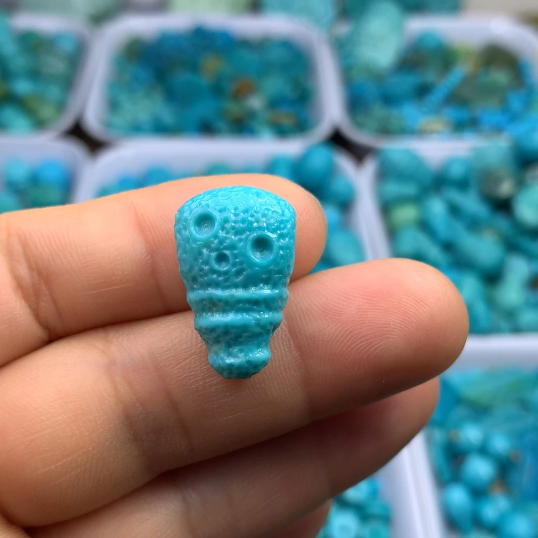 绿松石未镶嵌吊坠(不含链)21×13×10