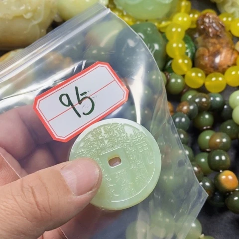 未镶嵌蛇纹石玉手链