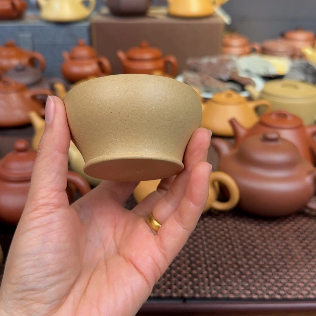 本山绿泥茶壶东*梨皮80毫升左右