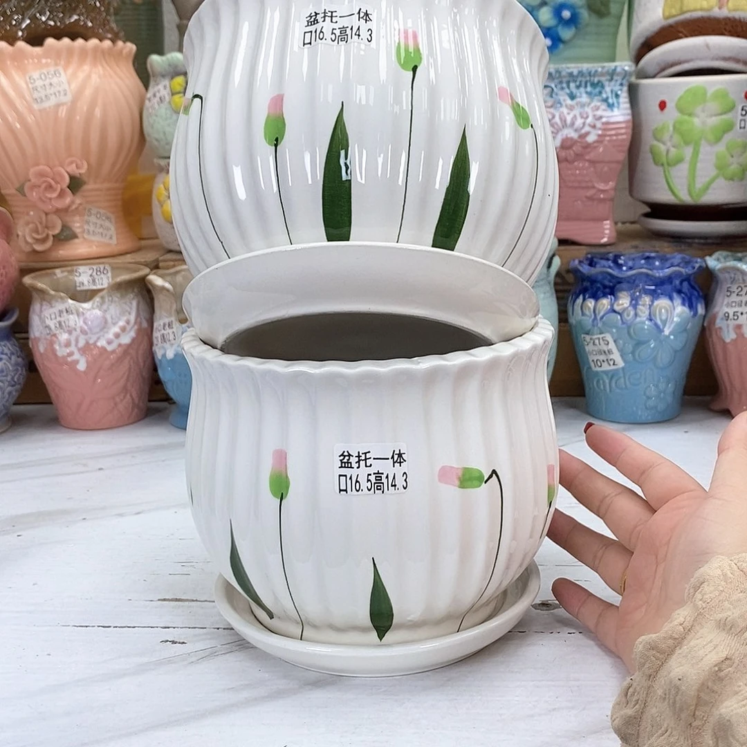 陶瓷@陶瓷花盆@@583938176828645