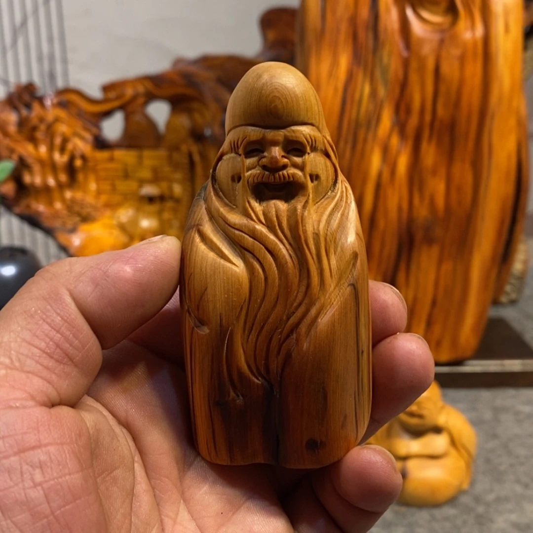 【闪购商品】柏木（崖柏）根雕木雕工艺品摆件家居手把件