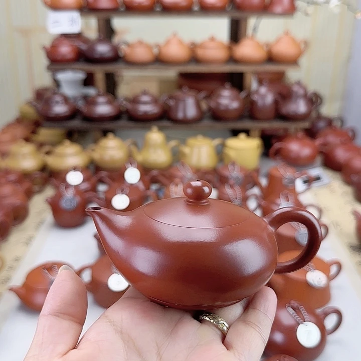 理***森茶壶紫砂凤雏手拉壶