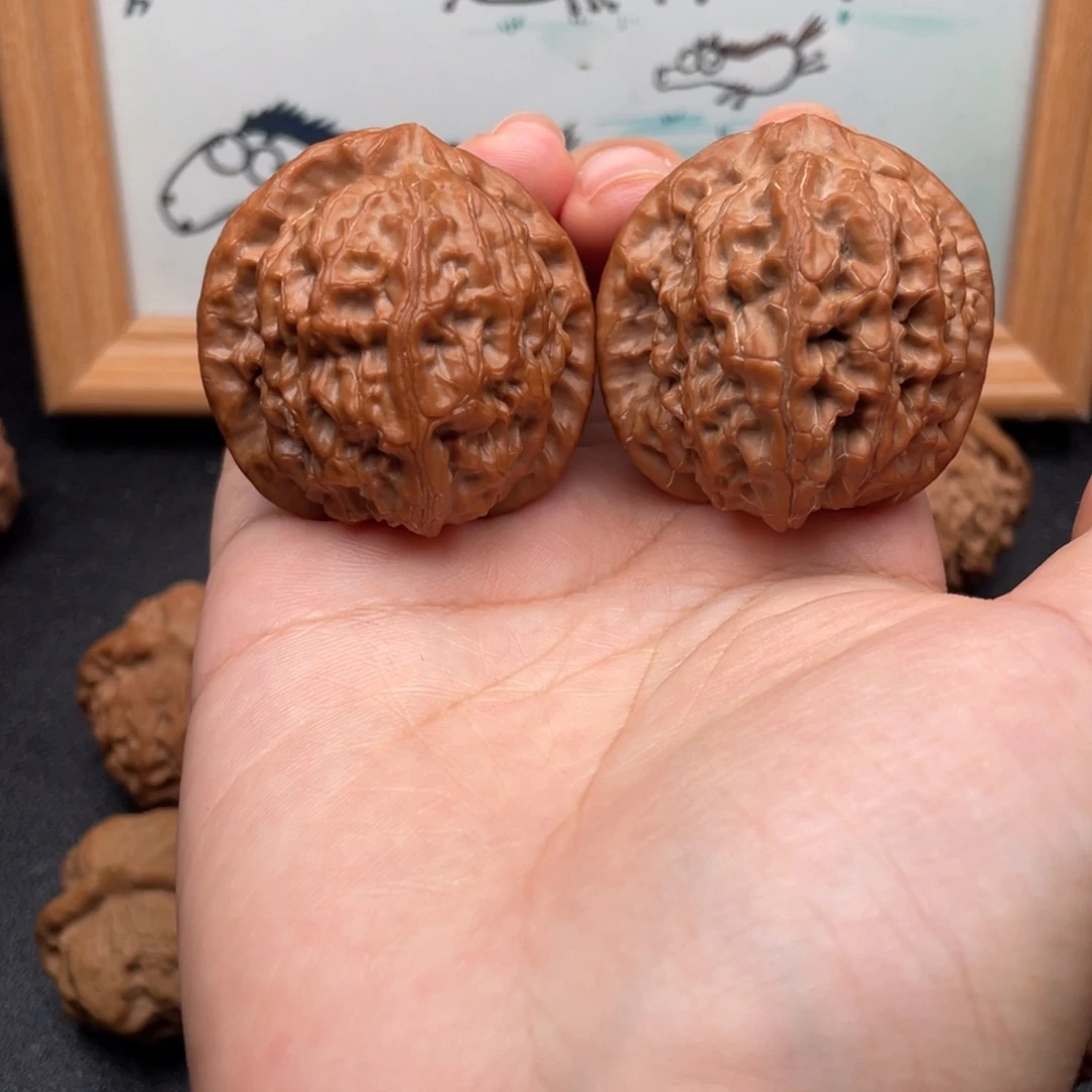 石***云文玩核桃吊坠40全品蓟县元宝