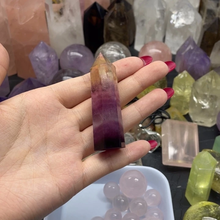 发饰未镶嵌水晶小****）天然水晶8