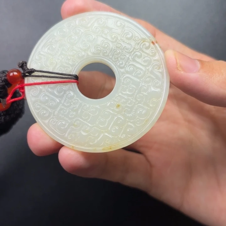 6***2和田玉未镶嵌挂件