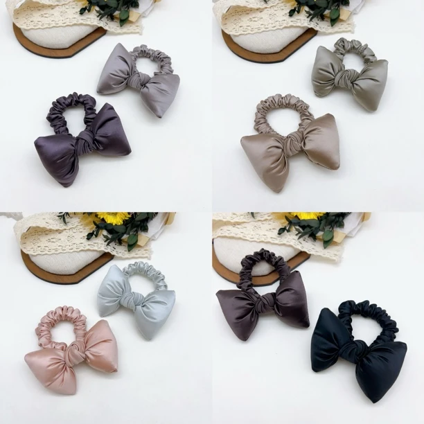 03102 好啊商店 蝴蝶结发圈组合两个装