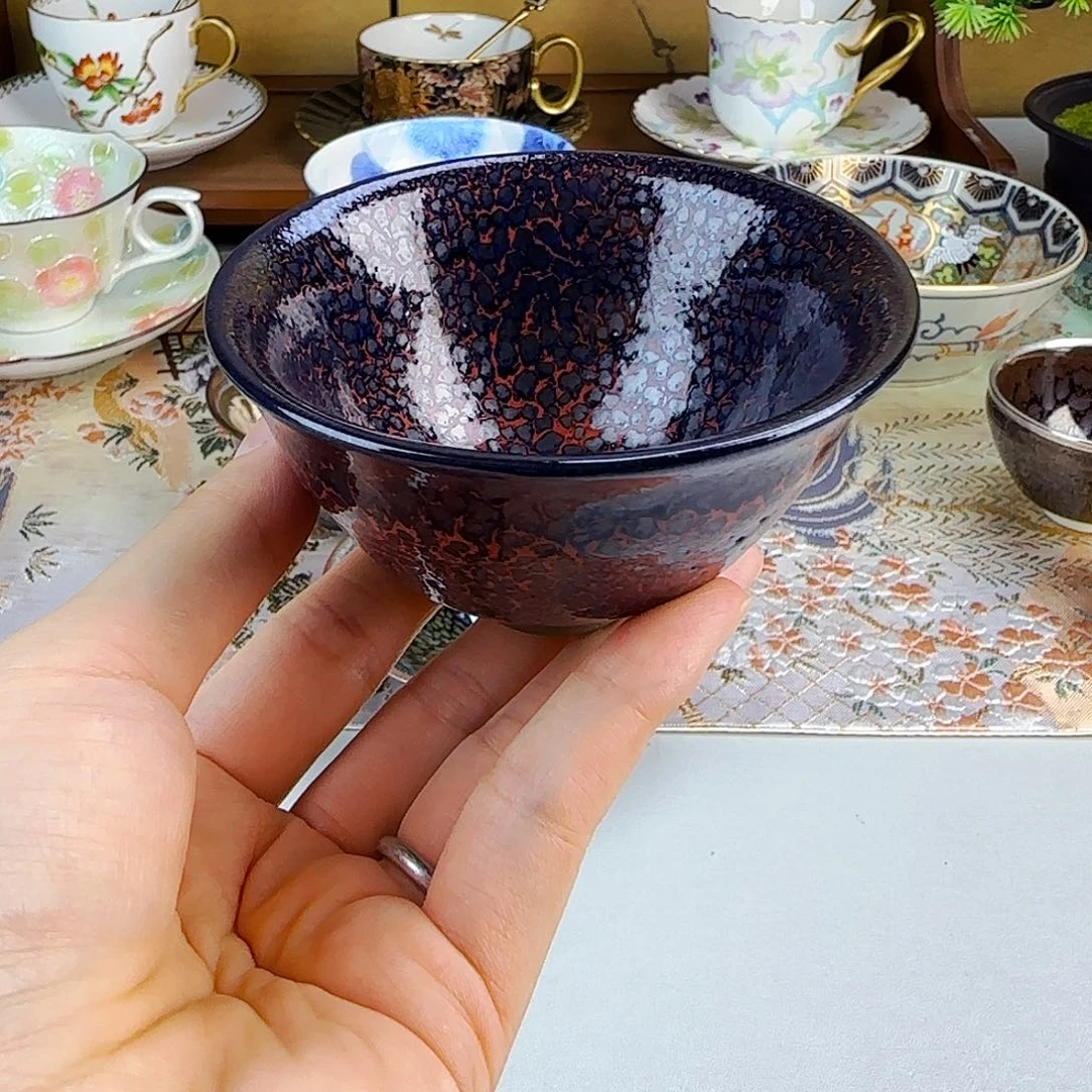 它家陶瓷真是太好看了！陶葊天目杯