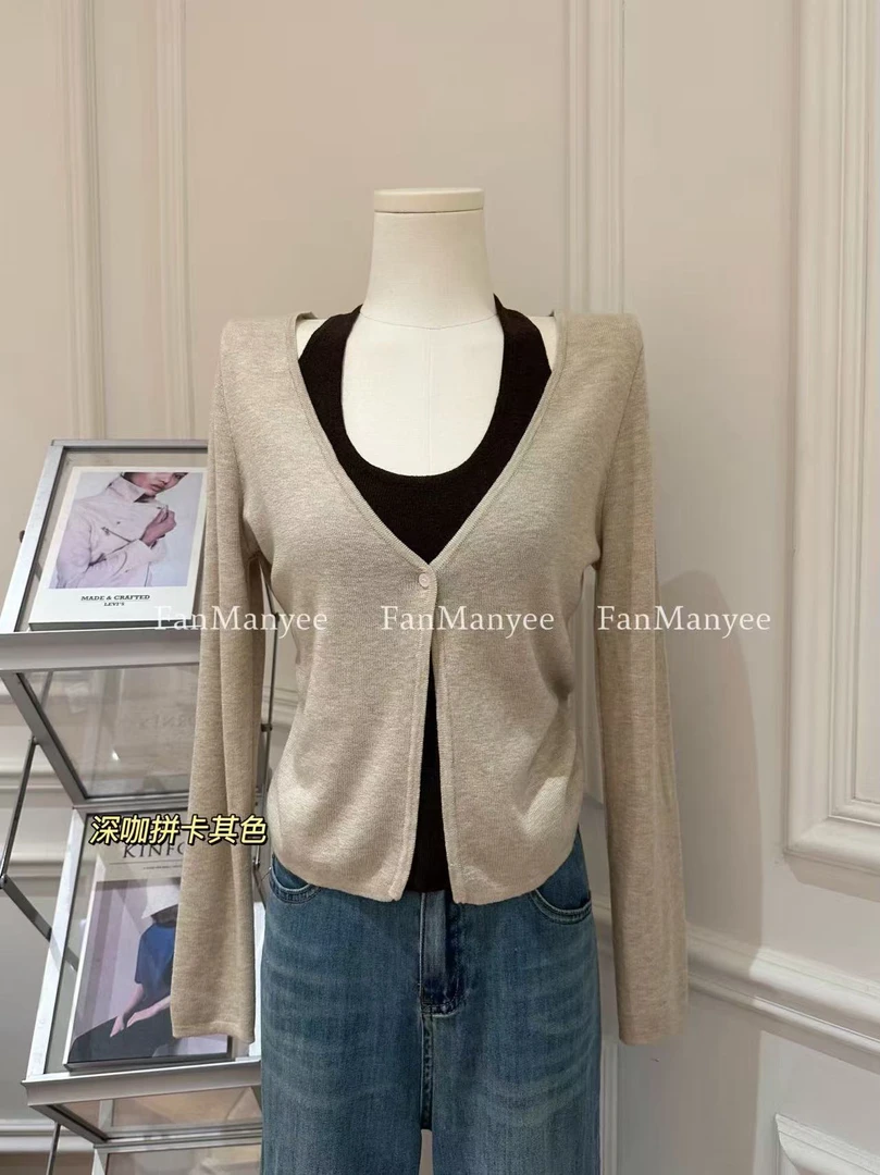 【230-300】TINMAN清款 高级精致韩版设计感百搭短袖上衣小众春夏款