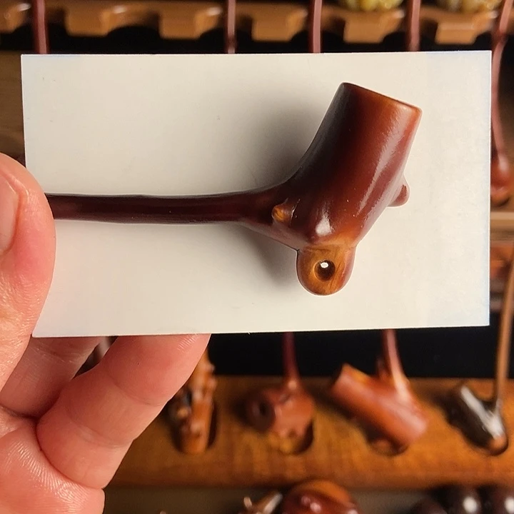 叫***女木檬子木文玩烟斗