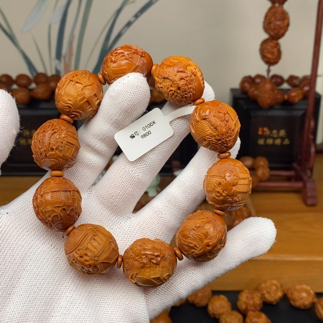 手串橄榄核曹华老师苏州园林2.3×2.35