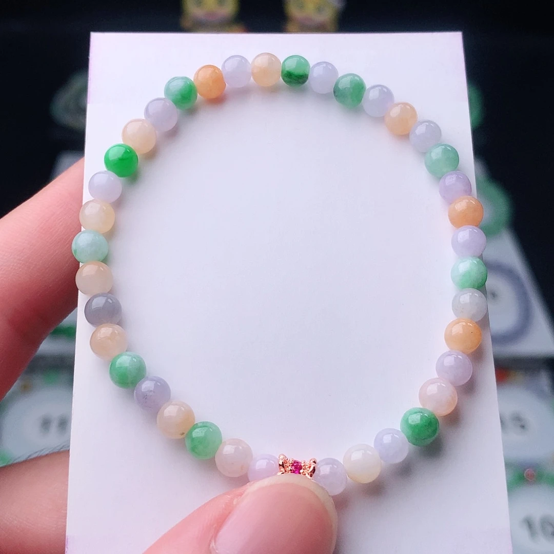 未镶嵌手链翡翠翡翠