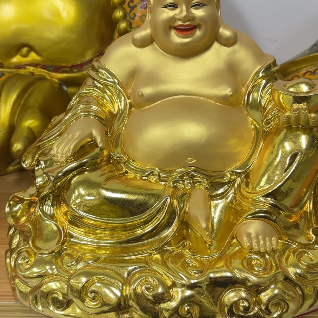 铜器精品贴金弥勒佛特价