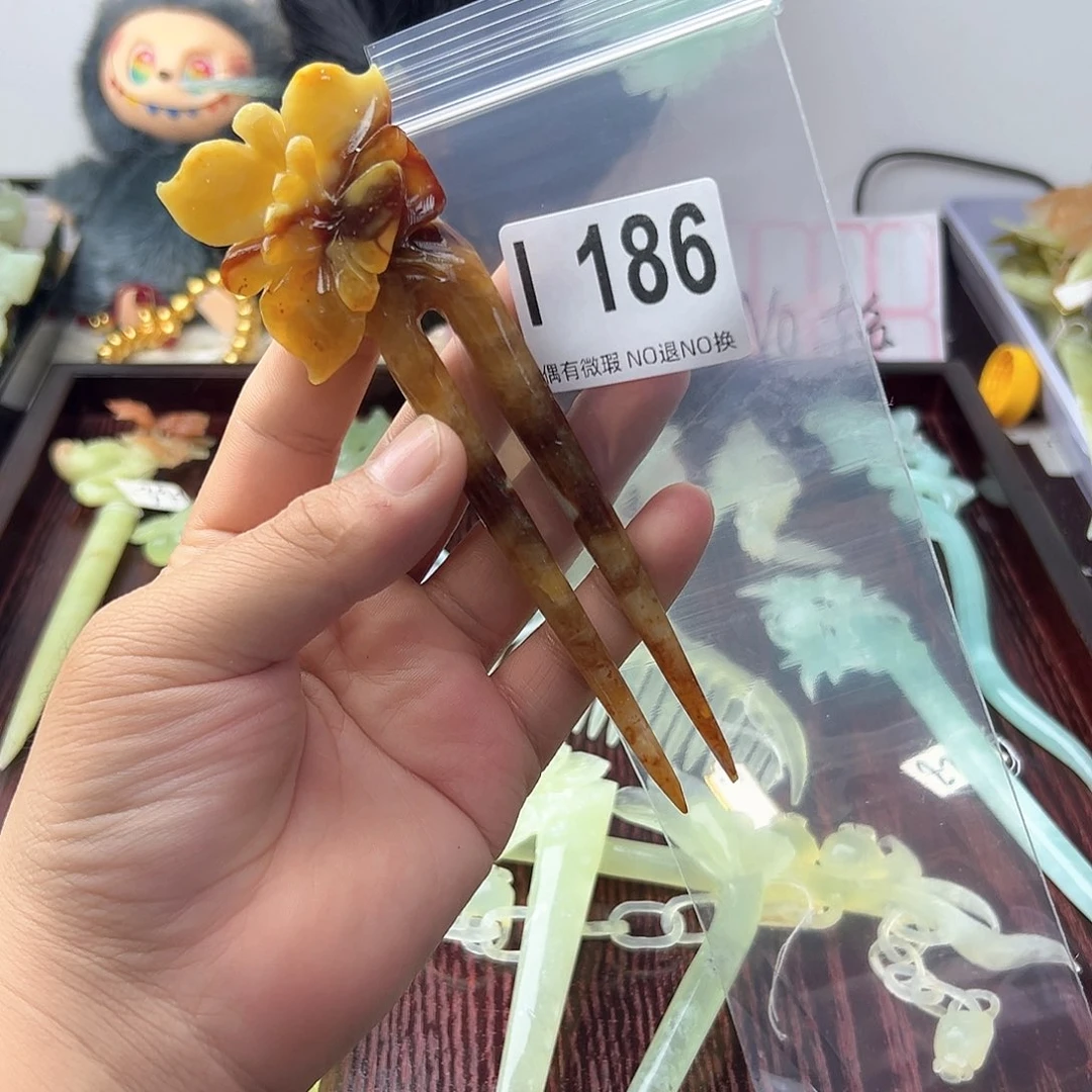 合金蛇纹石玉发饰ᝰ**迷