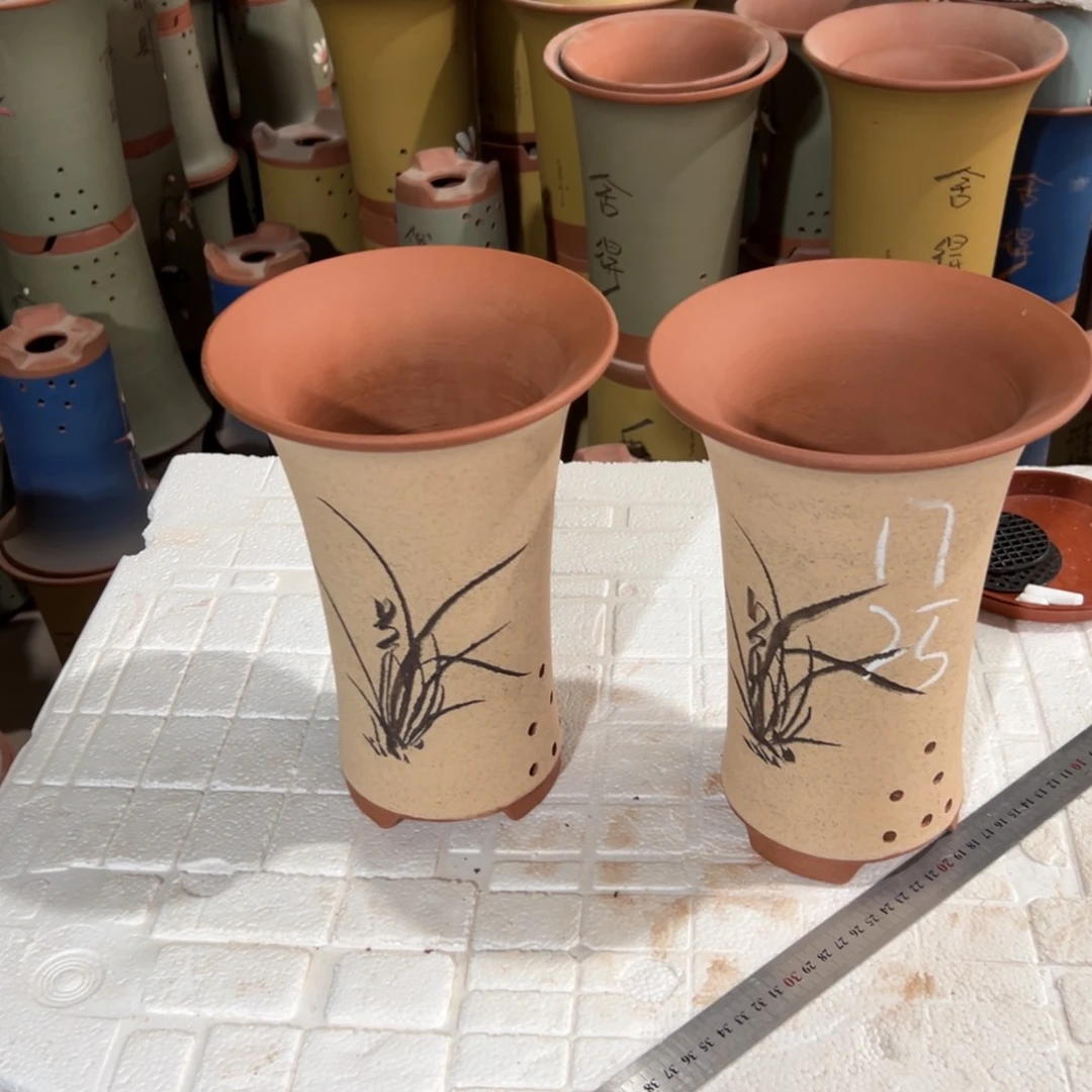 宜兴川阁紫砂花盆