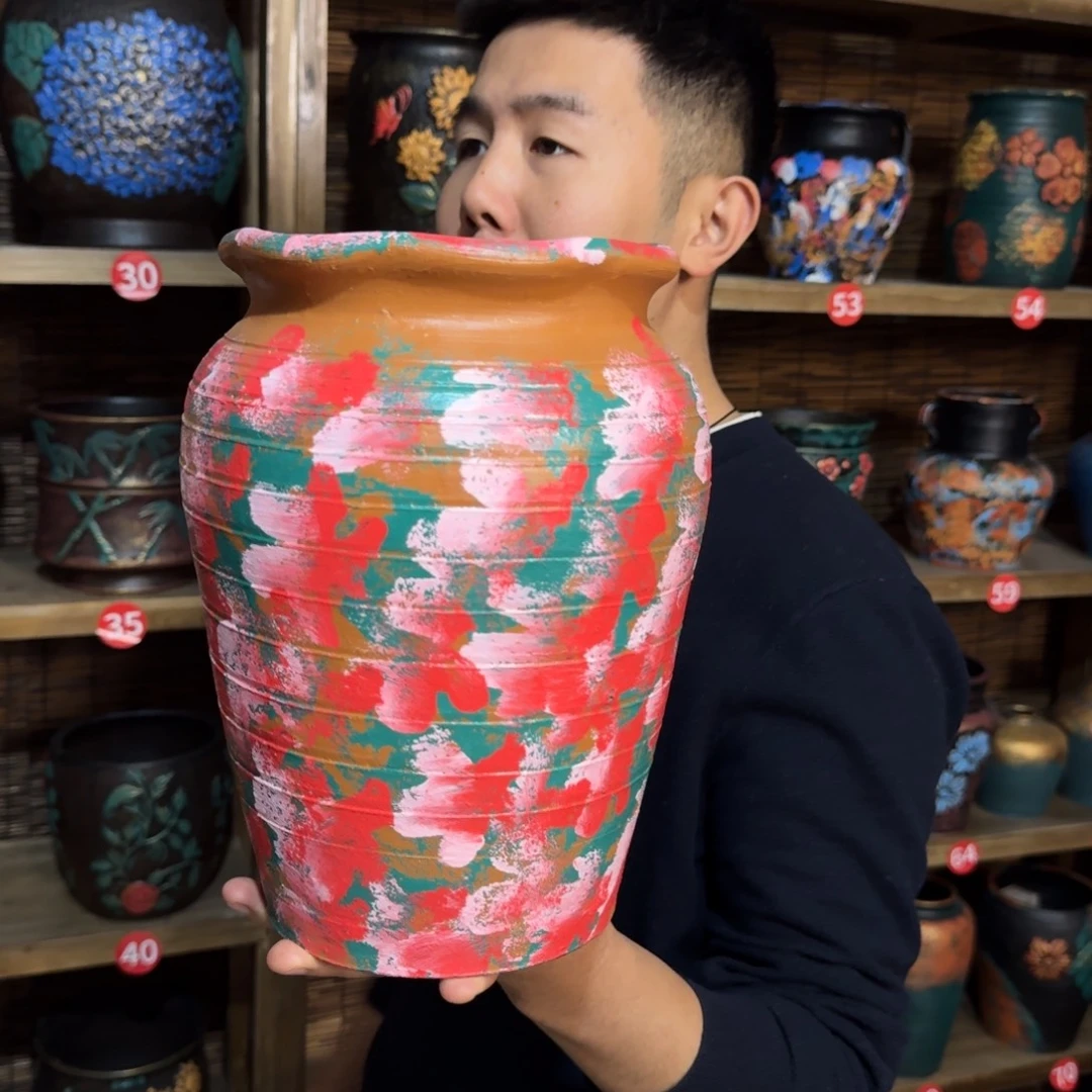 带孔高端浮雕花盆炸炸炸