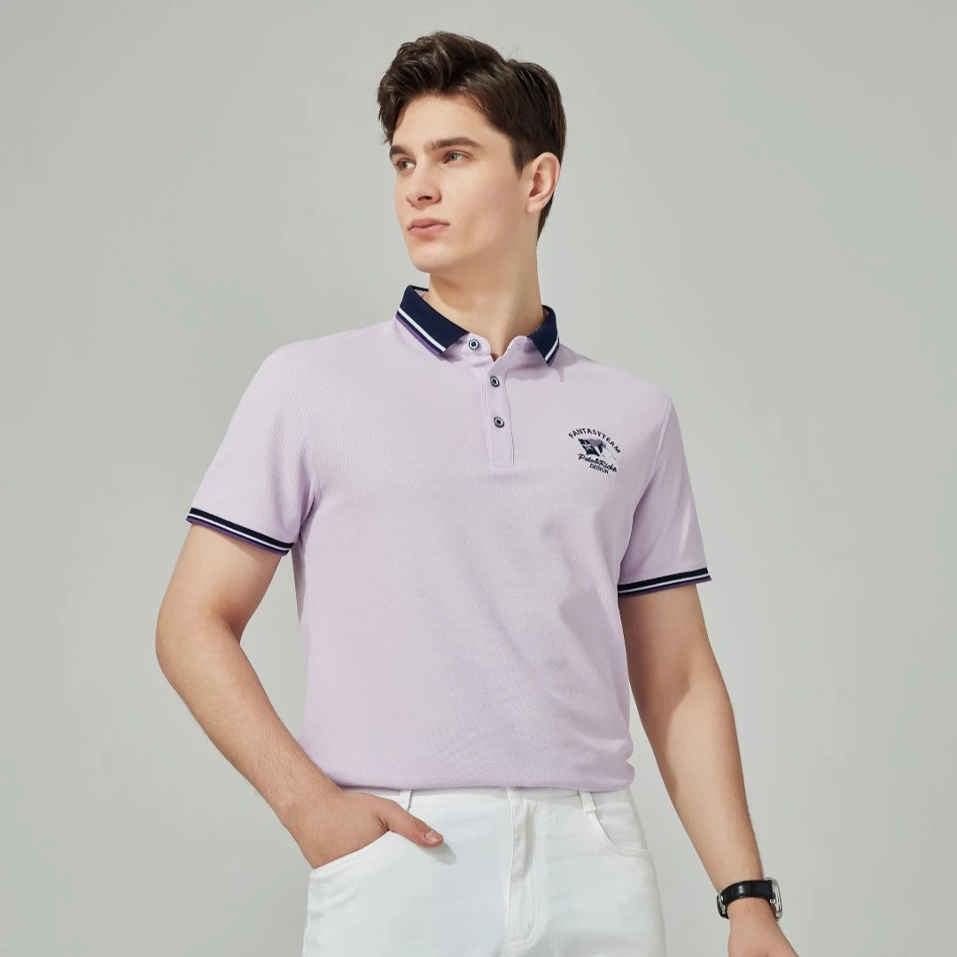 男款夏季新款短袖t恤男POLO衫（PLB20013）翻领休闲上衣时尚男士