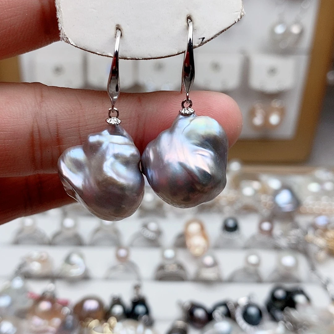 静***心银S925镶嵌颈饰淡水珍珠009