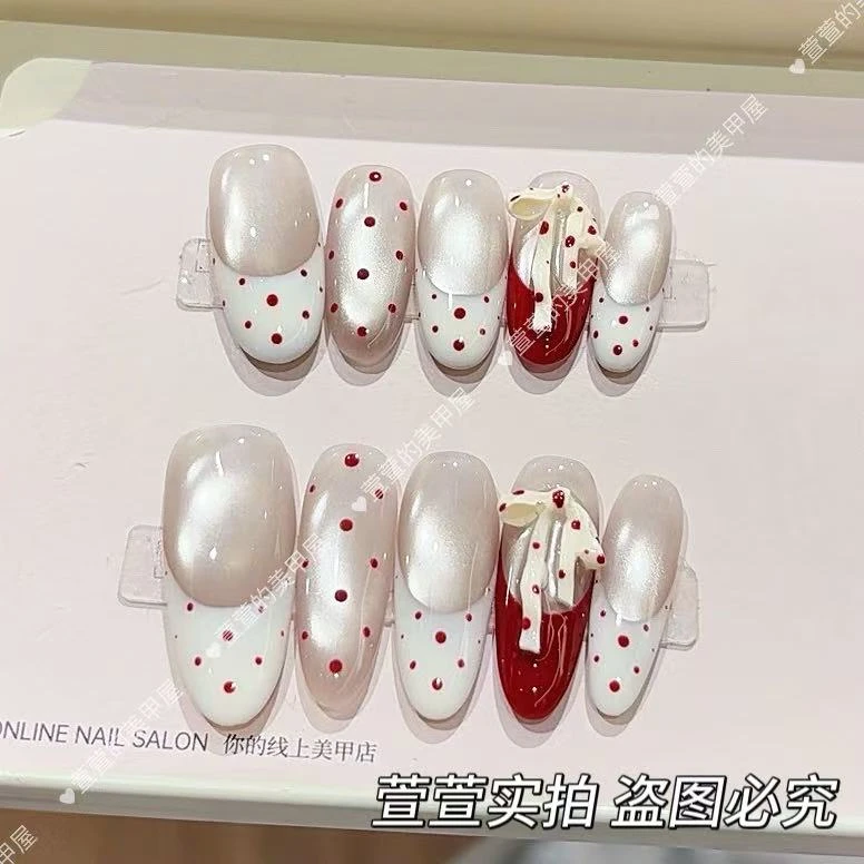 【波点小姐】纯手工穿戴甲