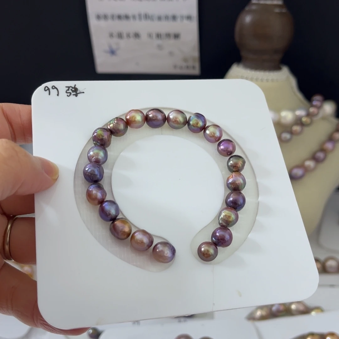 淡水珍珠手绳银S925镶嵌